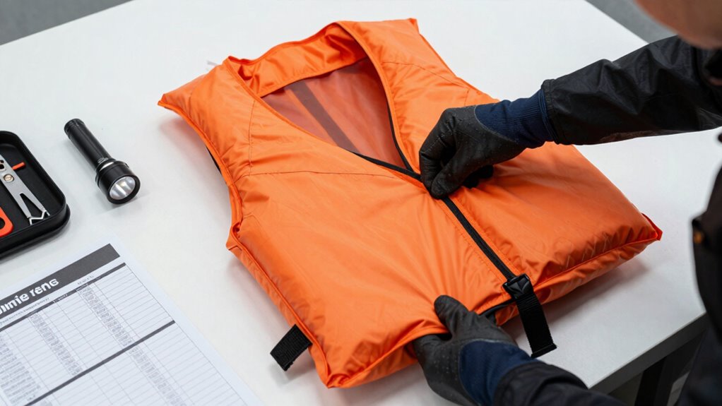 inspect for damage and wear