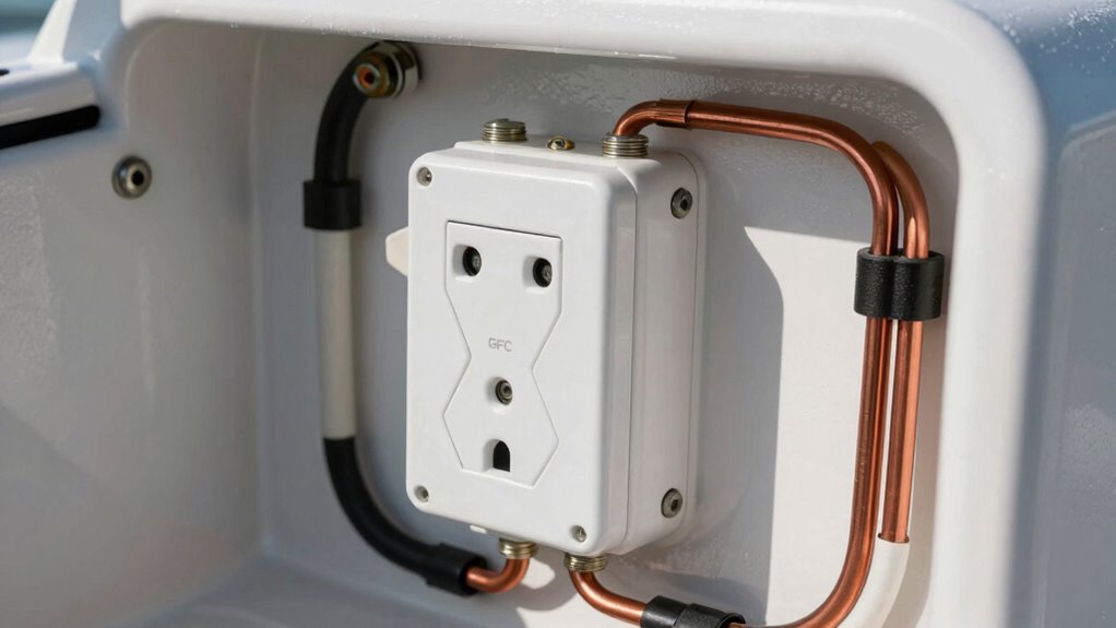 install gfcis in moist areas