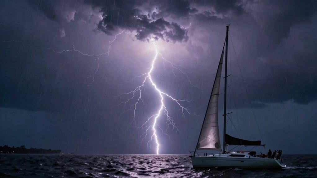 lightning conducts through water