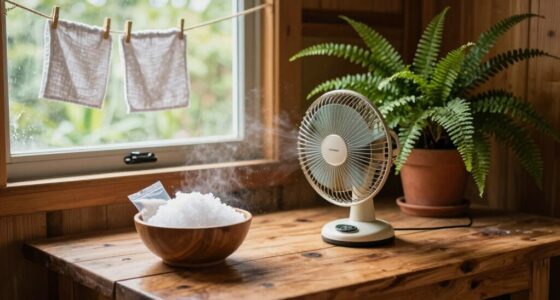 lower cabin moisture naturally