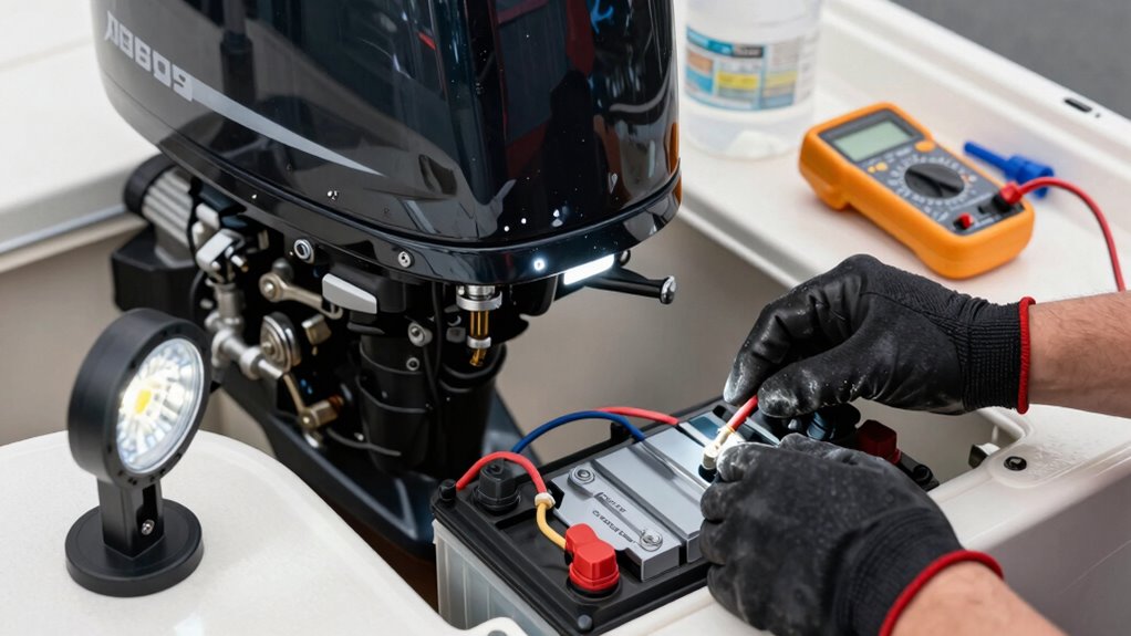 maintain clean charged battery