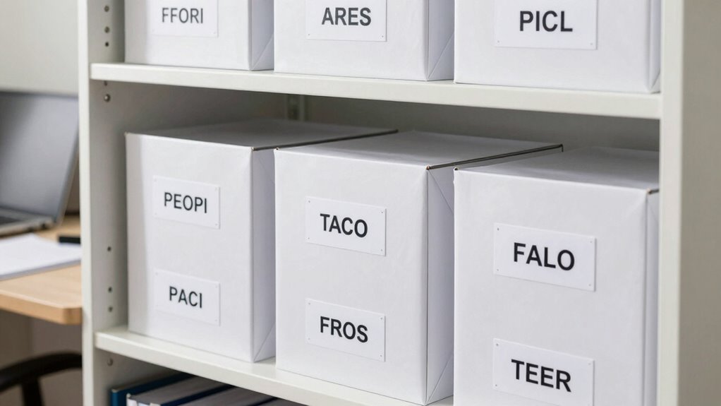 maintain clear updated labels