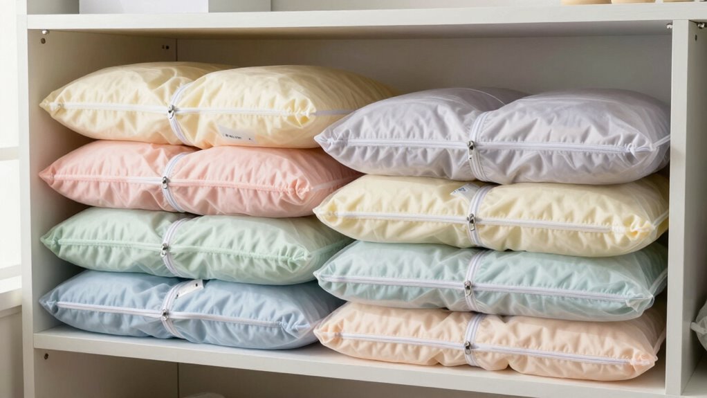 maintain cushion shape during storage