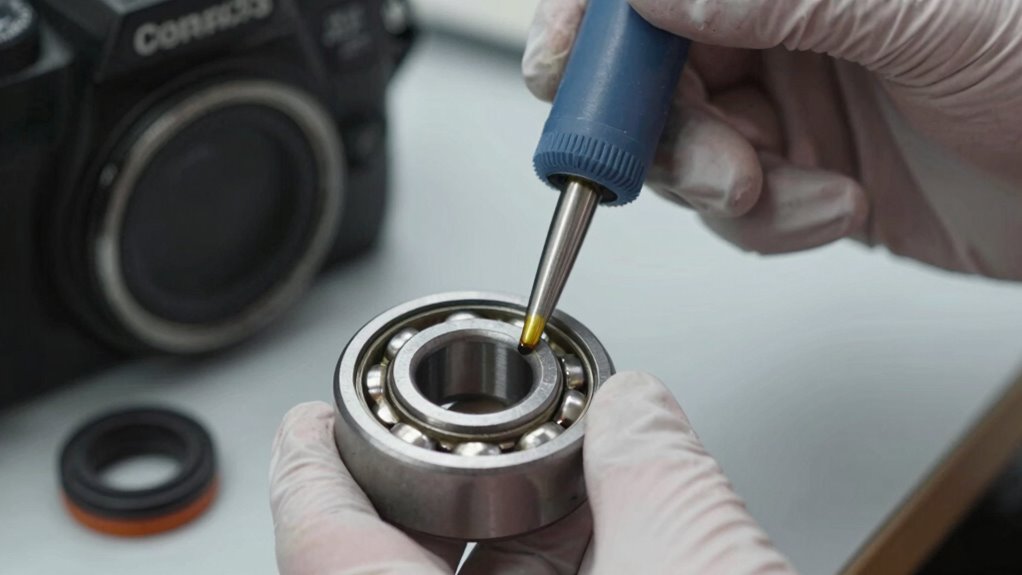 maintain proper lubrication schedule