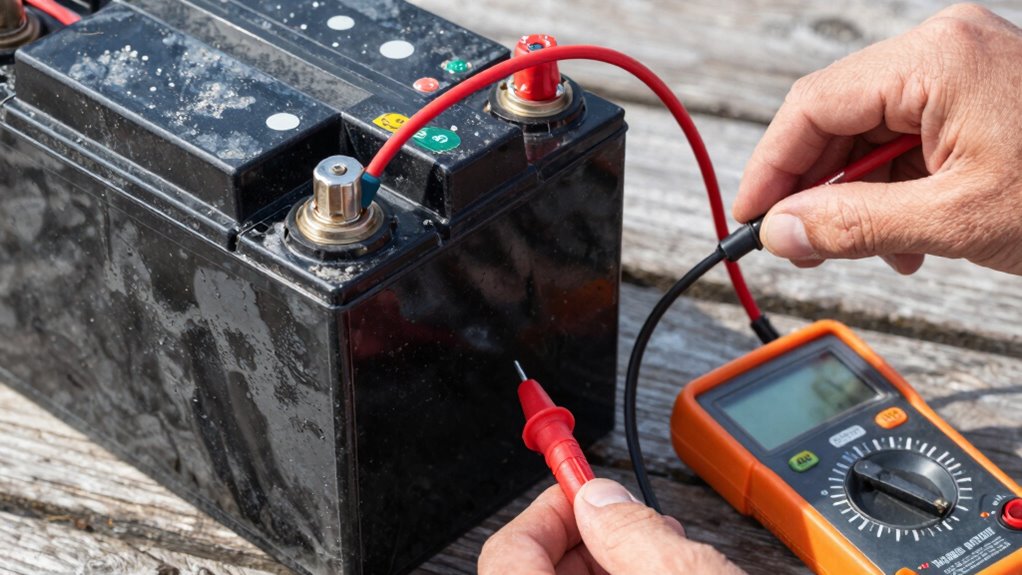 manual marine battery testing