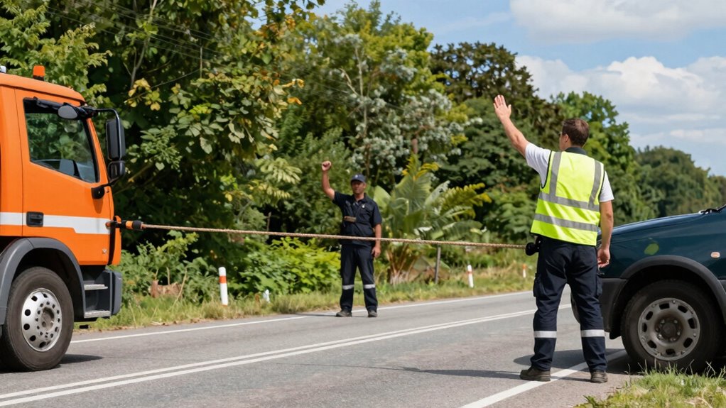 master towing hand signals