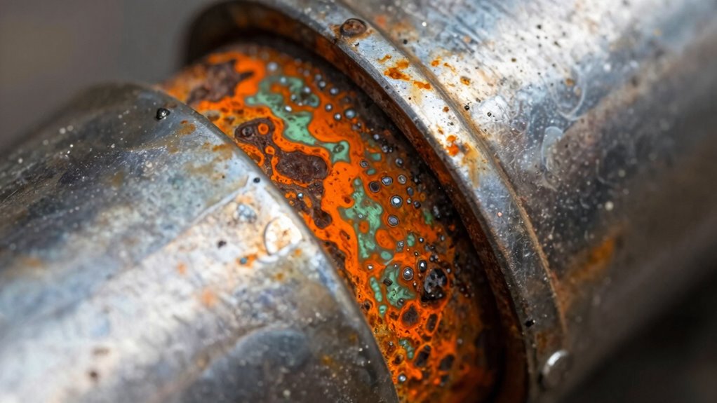 metal contact and electrolyte