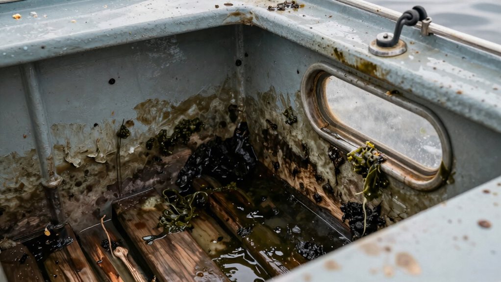 moisture and fungal odors