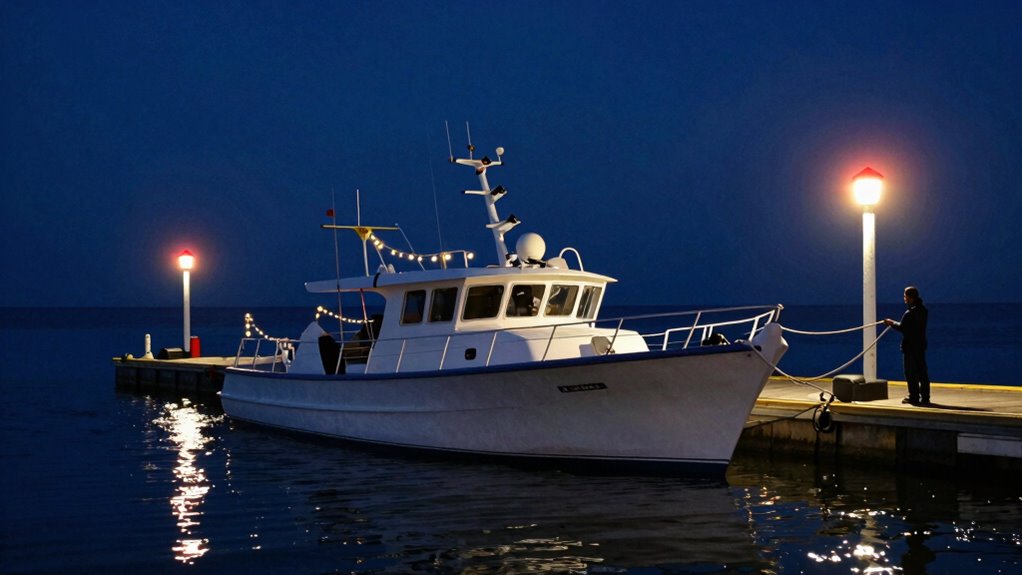 night docking safety procedures