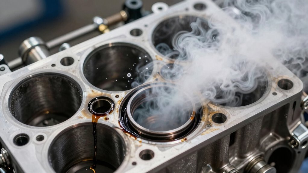 observe exhaust smoke color