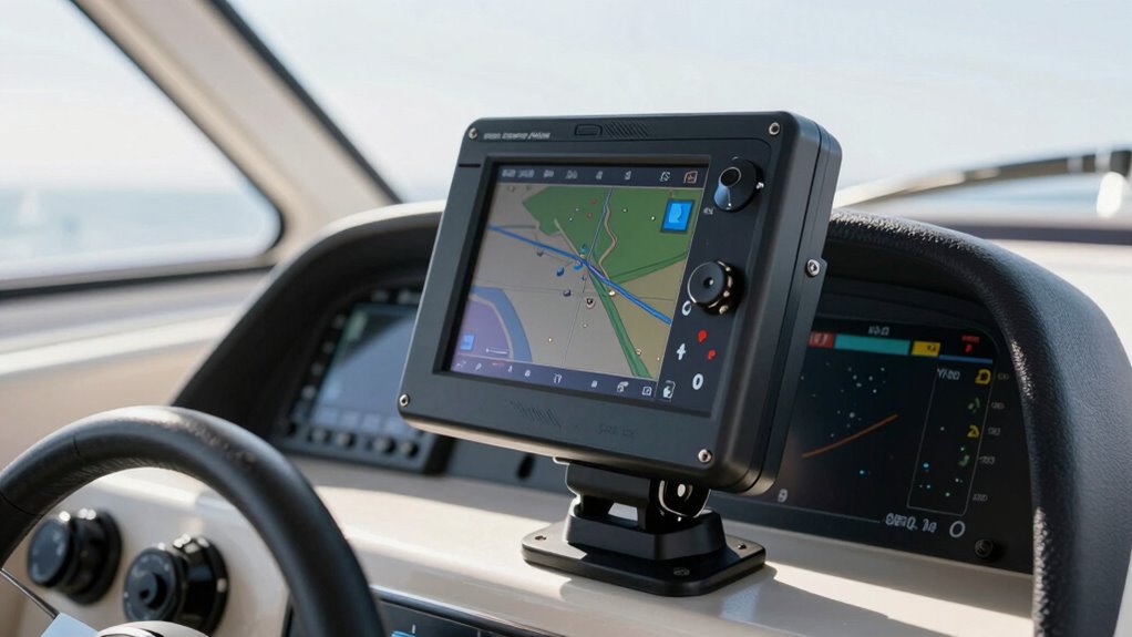 optimal boat chartplotter placement