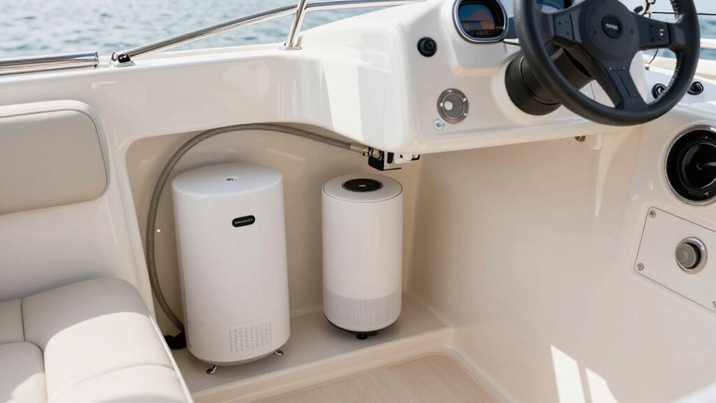 optimal boat dehumidifier placement