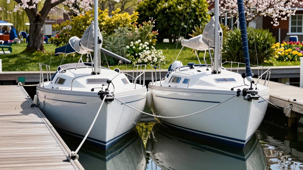 optimal shared dock spring setups