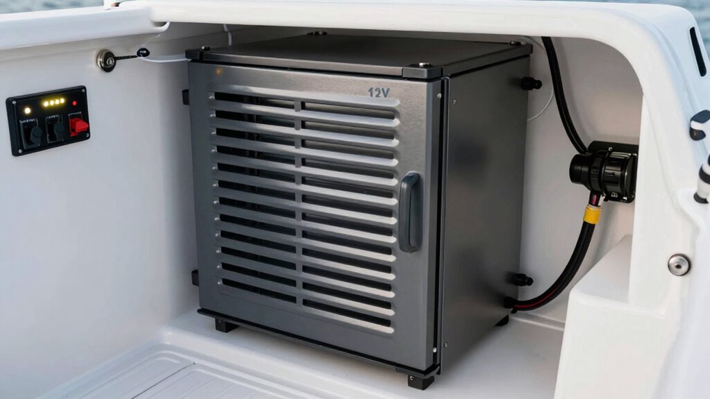optimal ventilation for marine fridge