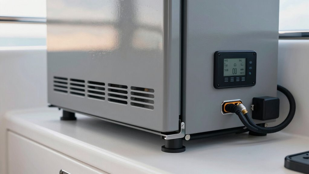 optimize boat fridge battery