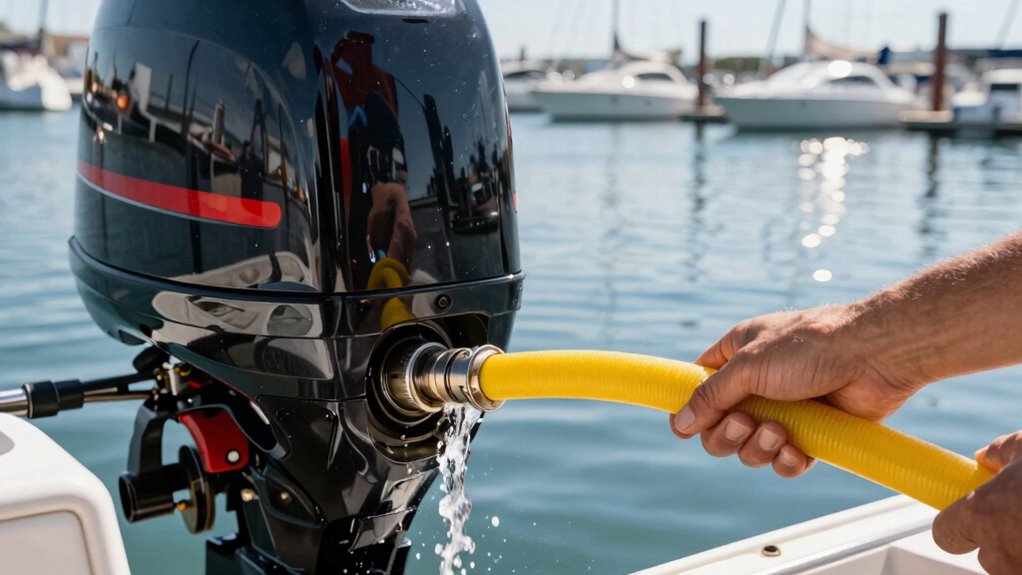 outboard flushing troubleshooting tips