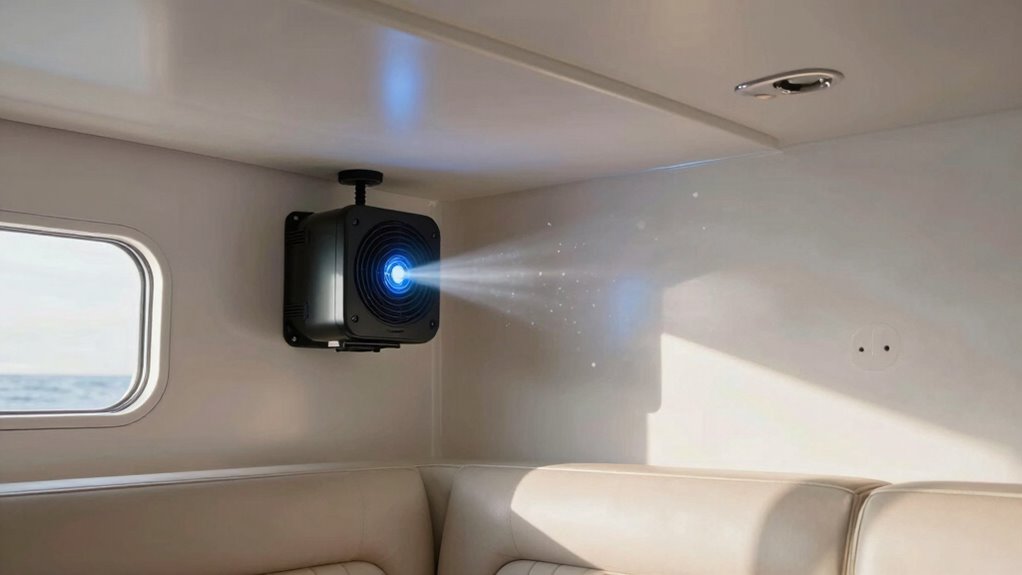 ozone neutralizes boat odors