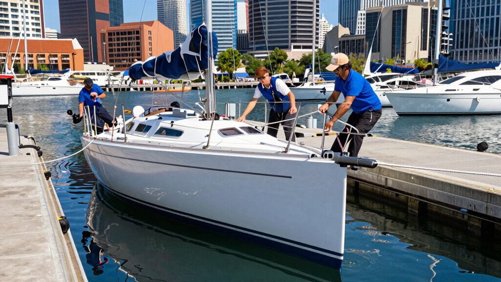 practice docking with precision