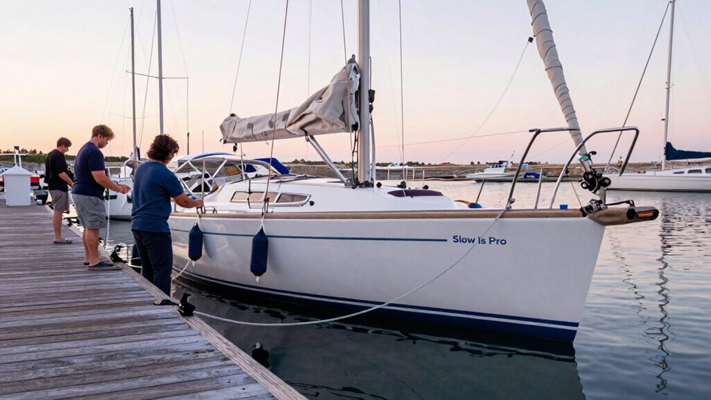 prepare boat check conditions