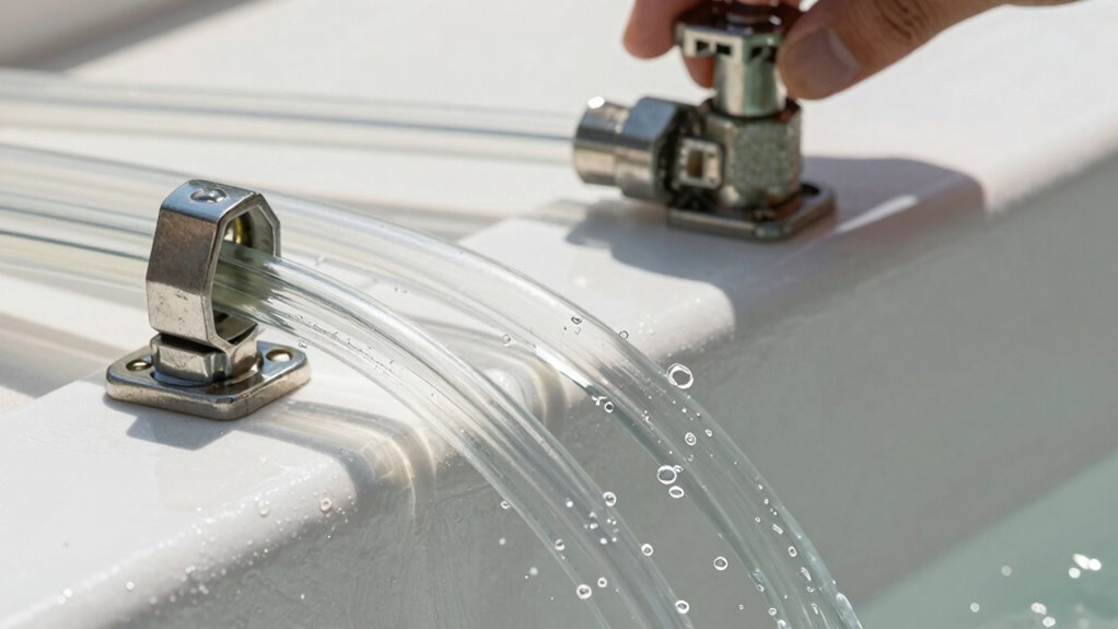 prepare boat check pressure