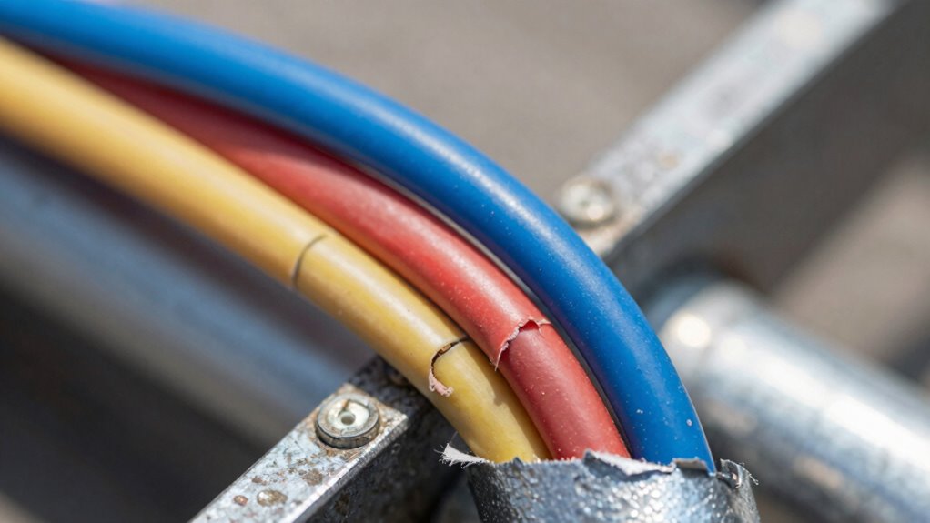 prevent abrasion secure cables