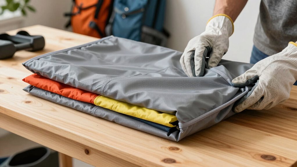 proper folding and storage