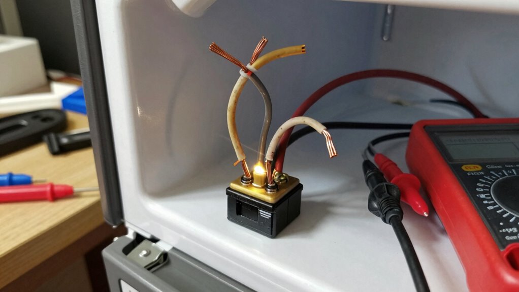 proper fridge wiring practices
