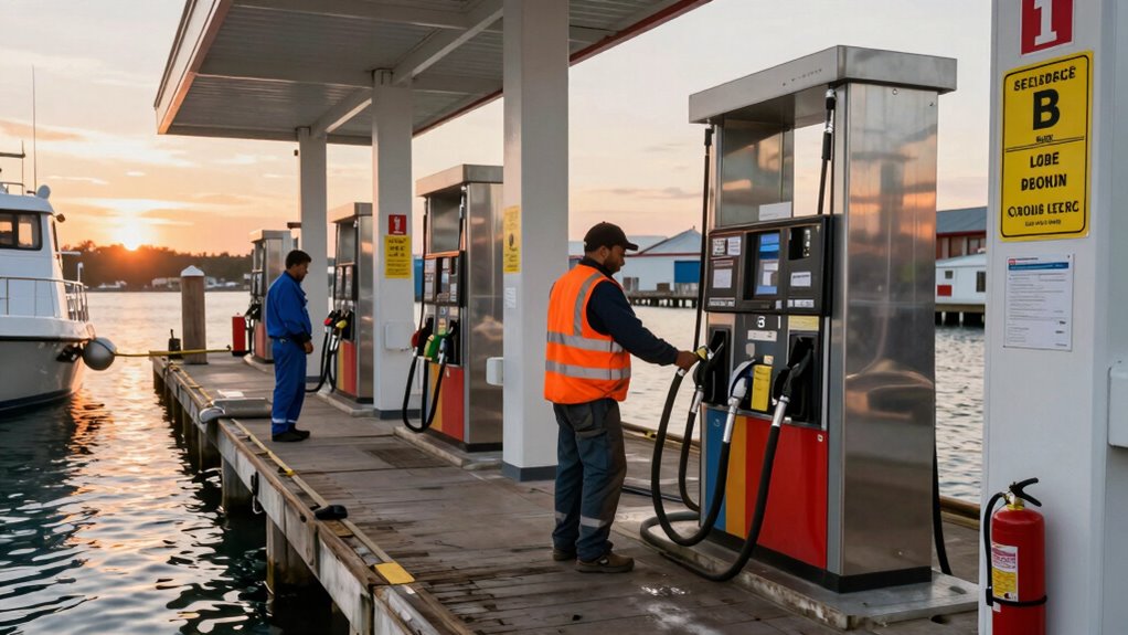 proper fueling dock protocol