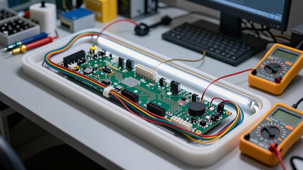 proper power line routing