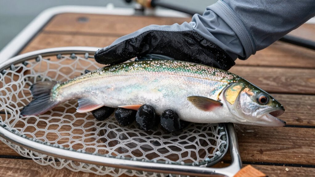protect fish during handling