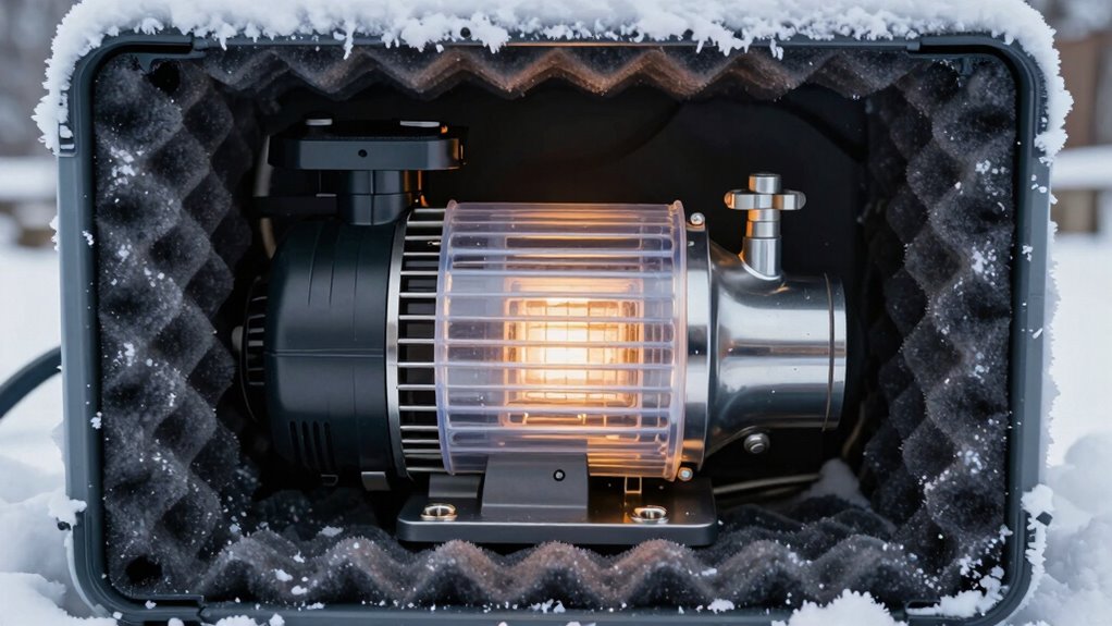 protect pump from freezing