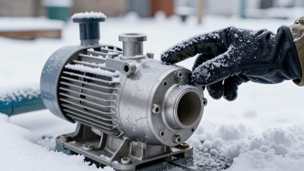 pump damage from freezing
