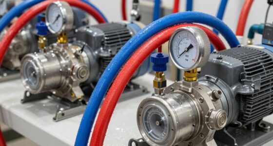 pump pressure and hose routing