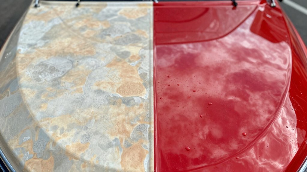 recognize dull chalky surface