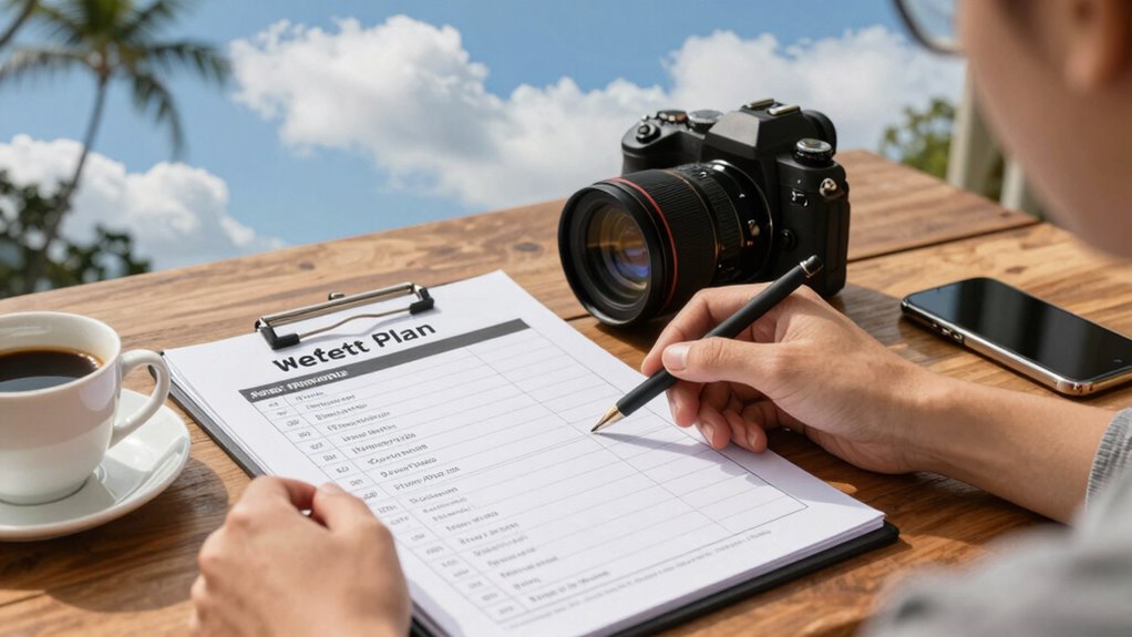 regularly update weather safety plans