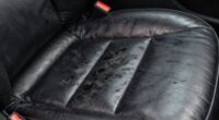 remove vinyl seat stains