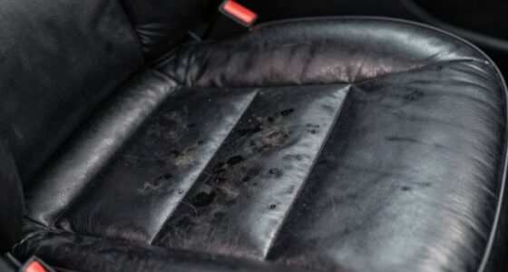 remove vinyl seat stains