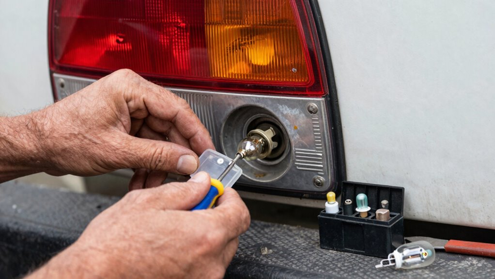 replace bulbs and fuses