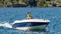 reversing a boat smoothly