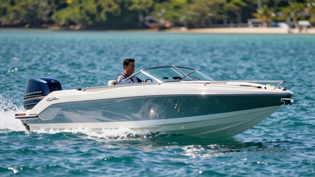 reversing boat with control