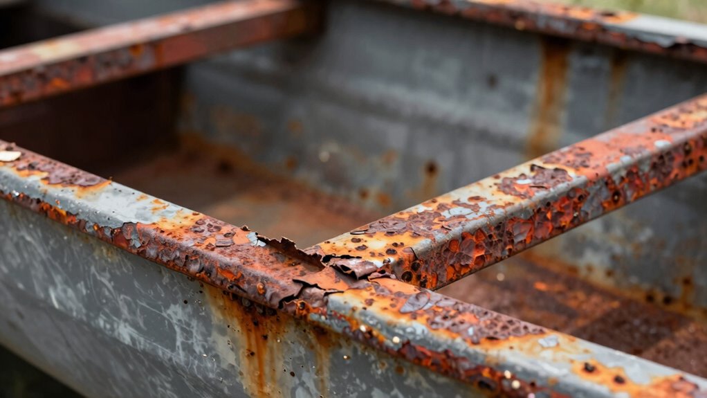 rust weakens trailer frames