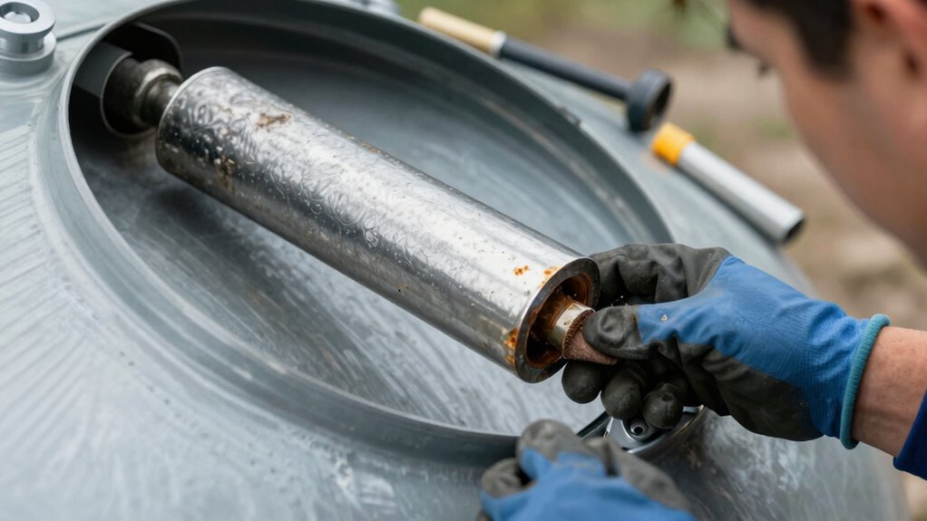 sacrificial anodes prevent corrosion