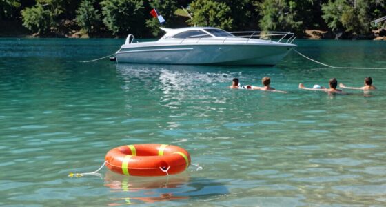 safe anchoring near swimmers