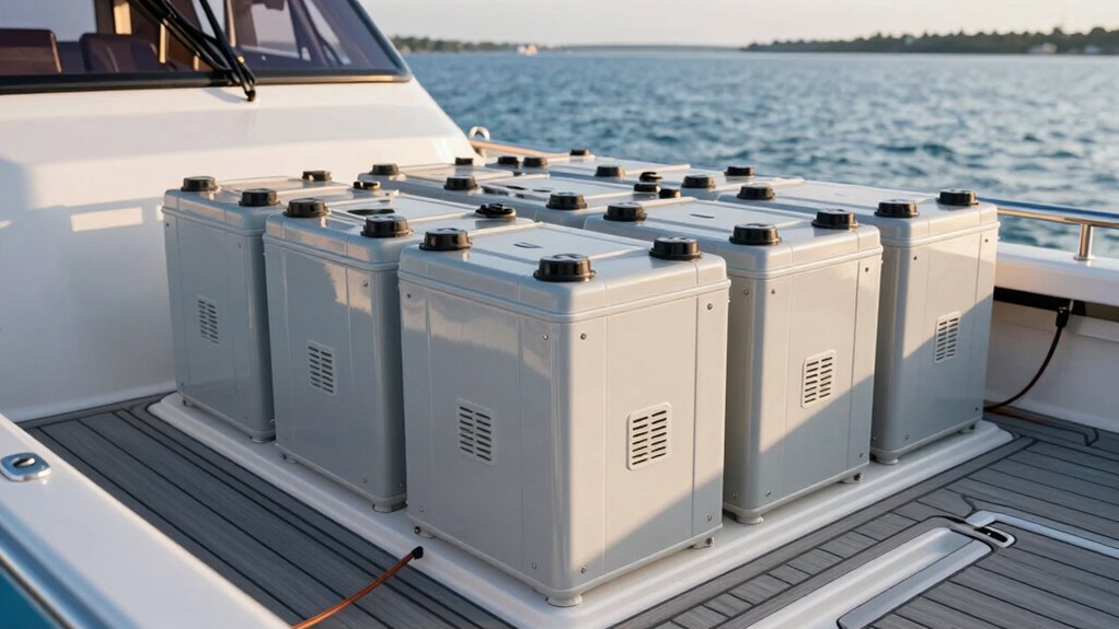 safe boat battery installation