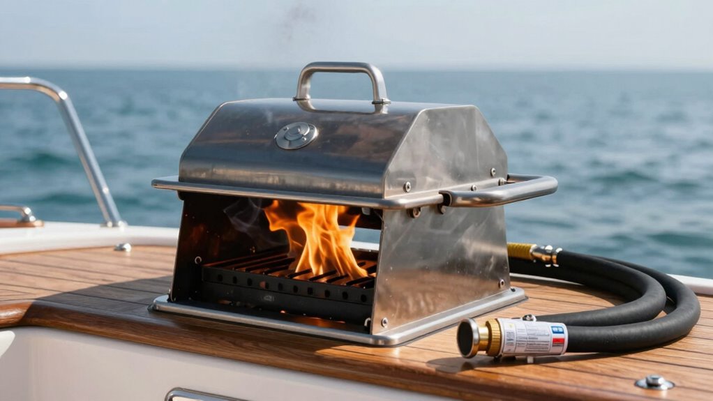 safe boating and grilling