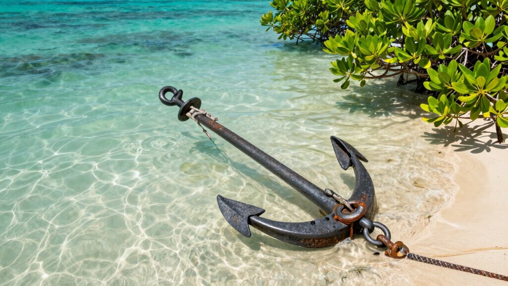 safe shallow water anchoring
