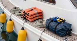 secure boat equipment before departure