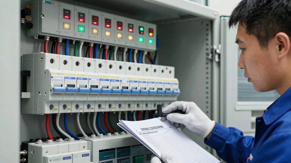 secure electrical connections and components