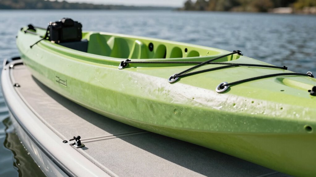 secure kayak with proper straps
