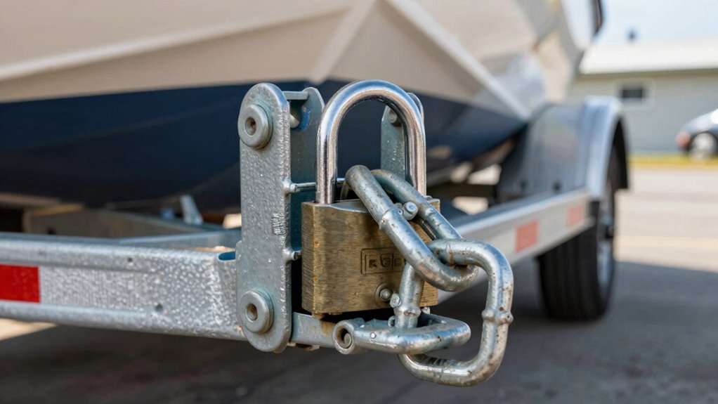 secure locks visible deterrent